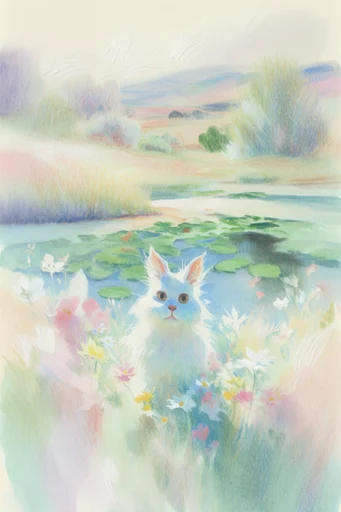 Ethereal Pastel Impressionism style reference image — dreamy impressionism