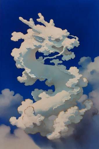 Surreal Cobalt Cloudscapes style reference image — surreal landscape