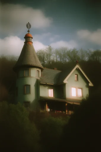 Ethereal Analog Nostalgia style reference image — warm amber color palette