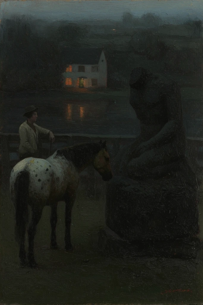 Atmospheric Gothic Nocturnes style AI image example 3