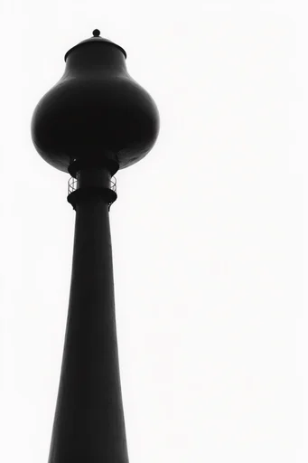 Minimalist Surreal Noir Collage style reference image — minimalist silhouette