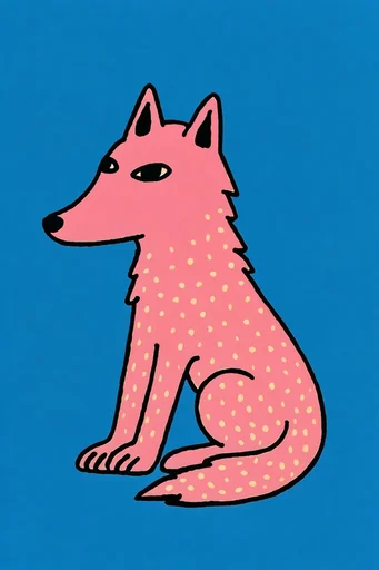 Graphic Pop Surrealism style AI image example 3