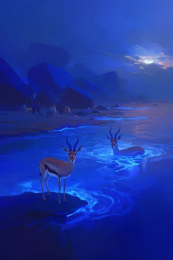Luminous Oceanic Dreamscape style reference image — ethereal dreamscape