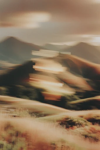 Kinetic Nocturnal Impressionism style reference image — intentional camera movement
