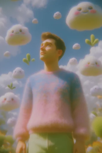 Surreal Pastel Dreamcore style reference image — surreal claymation aesthetic