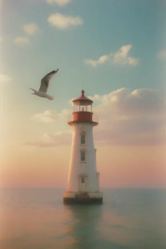 Ethereal Pastel Surrealism style reference image — minimalist composition