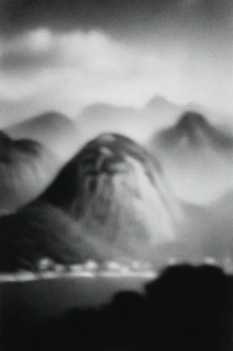Ethereal Monochrome Noir style reference image — monochrome photography