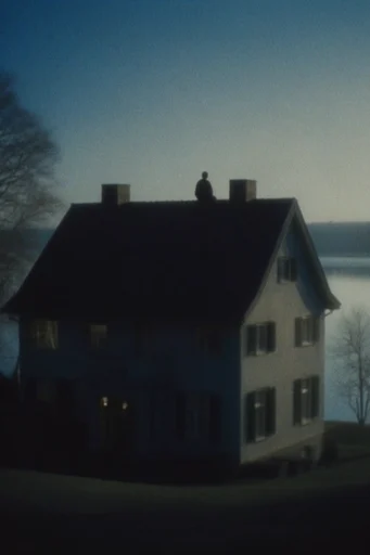 Cinematic Analog Isolation style AI image example 4