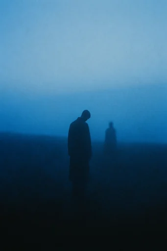 Cinematic Nocturnal Minimalism style reference image — atmospheric mist and fog