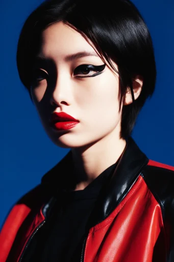 Surrealist Crimson Noir style reference image — tactile textures