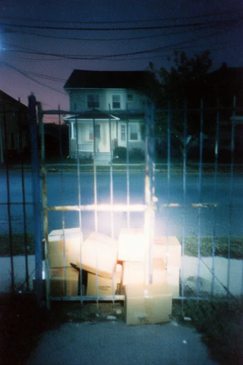 Nocturnal Liminal Analog style reference image — deep cobalt twilight