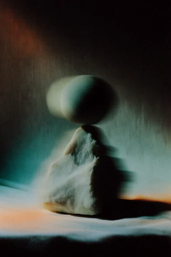 Kinetic Nostalgic Haze style reference image — atmospheric nostalgia