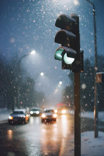 Cinematic Nocturnal Melancholia style reference image — analog film grain