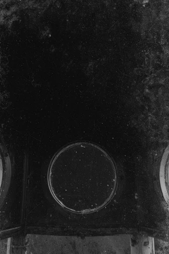 Distressed Monochromatic Noir style reference image — spectral motion blur