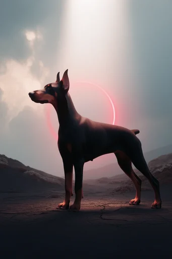 Luminous Surreal Minimalism style reference image — ethereal celestial gradients