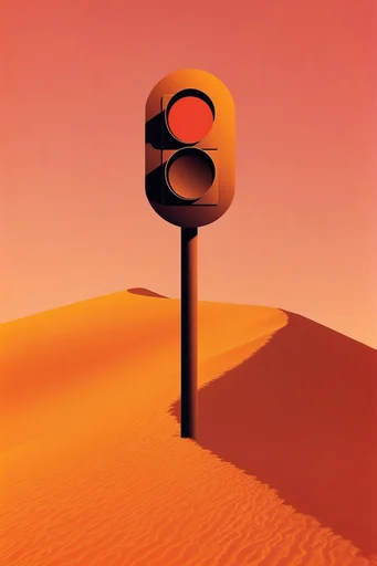 Monochromatic Solar Surrealism style reference image — warm monochromatic palette