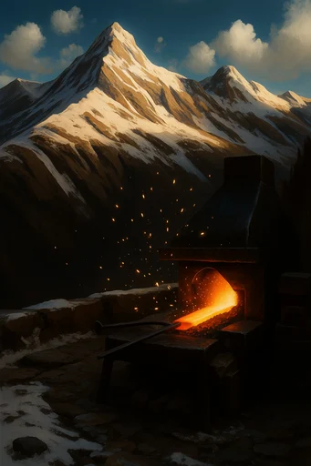 Cinematic Amber Chiaroscuro style reference image — cinematic chiaroscuro