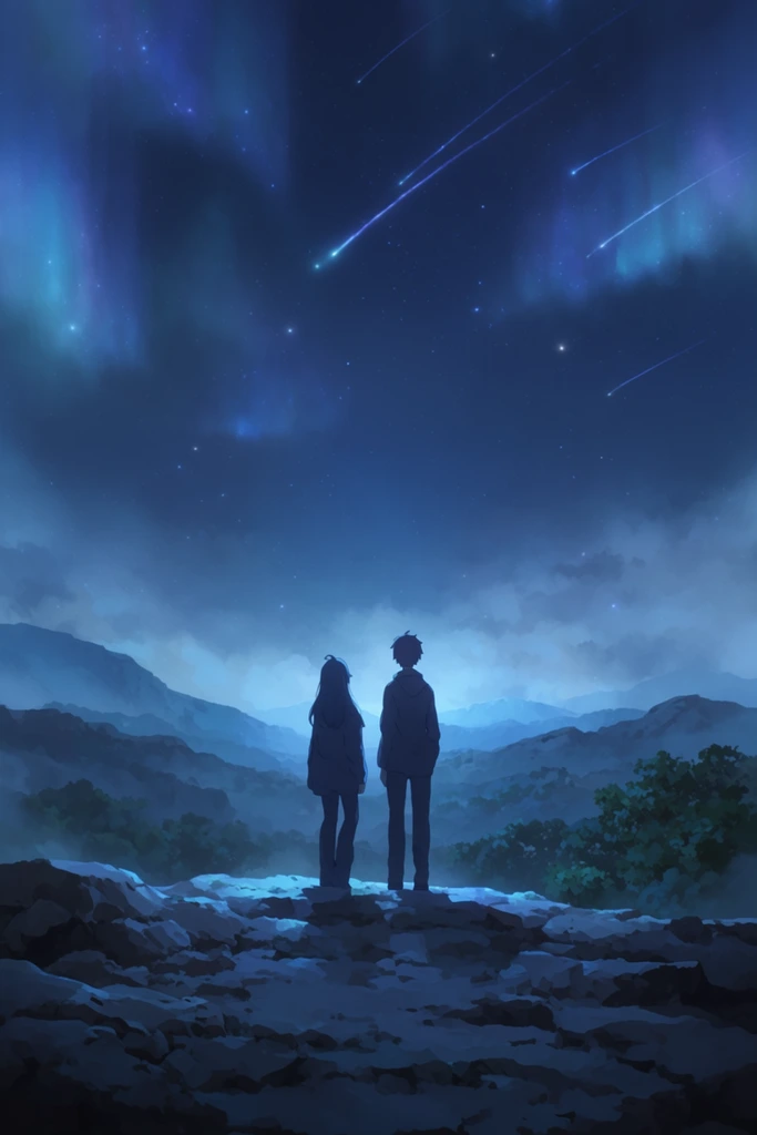 Celestial Kinetic Anime style AI image example 2