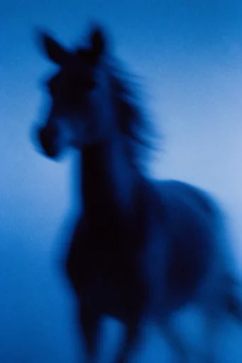 Ethereal Cyan Blur style reference image — ethereal silhouette
