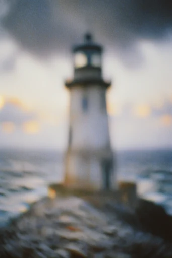 Ethereal Analog Nostalgia style reference image — impressionistic motion blur