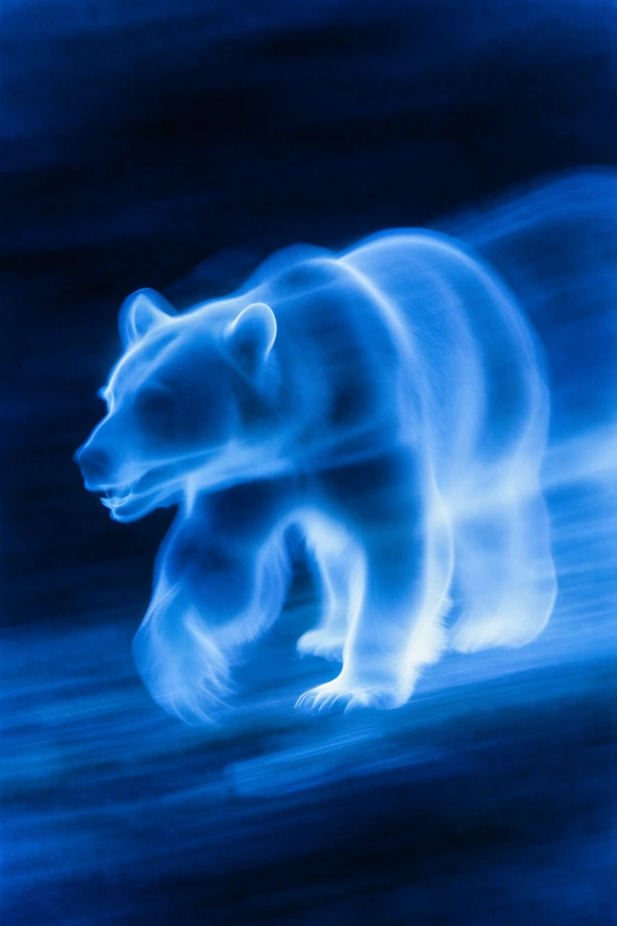 Spectral Cobalt Motion style AI image example 3