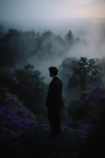 Ethereal Cinematic Melancholy style reference image — ethereal melancholy
