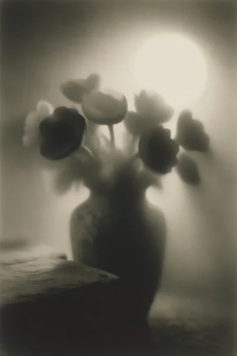Atmospheric Monochromatic Noir style reference image — high contrast noir