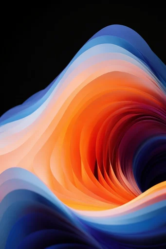 Luminous Organic Surrealism style reference image — translucent organic curves