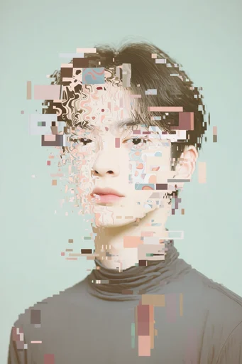 Surrealist Minimalist Fragmentation moodboard — generate AI images in this style