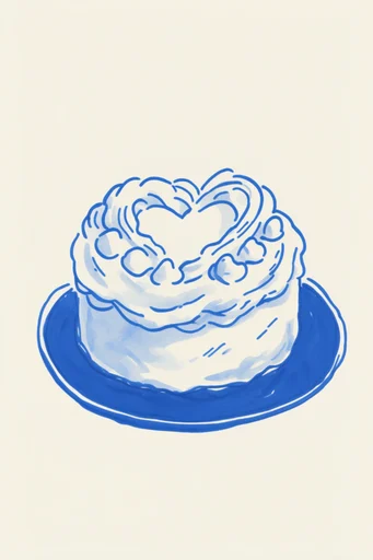 Graphic Cobalt Minimalism style reference image — architectural sketch influence