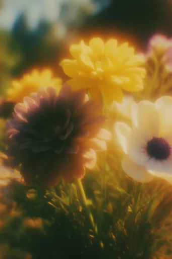 Ethereal Analog Nostalgia style reference image — shallow depth of field