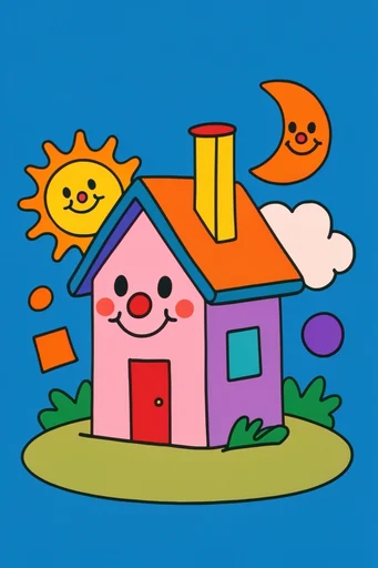 Graphic Pop Surrealism style AI image example 4