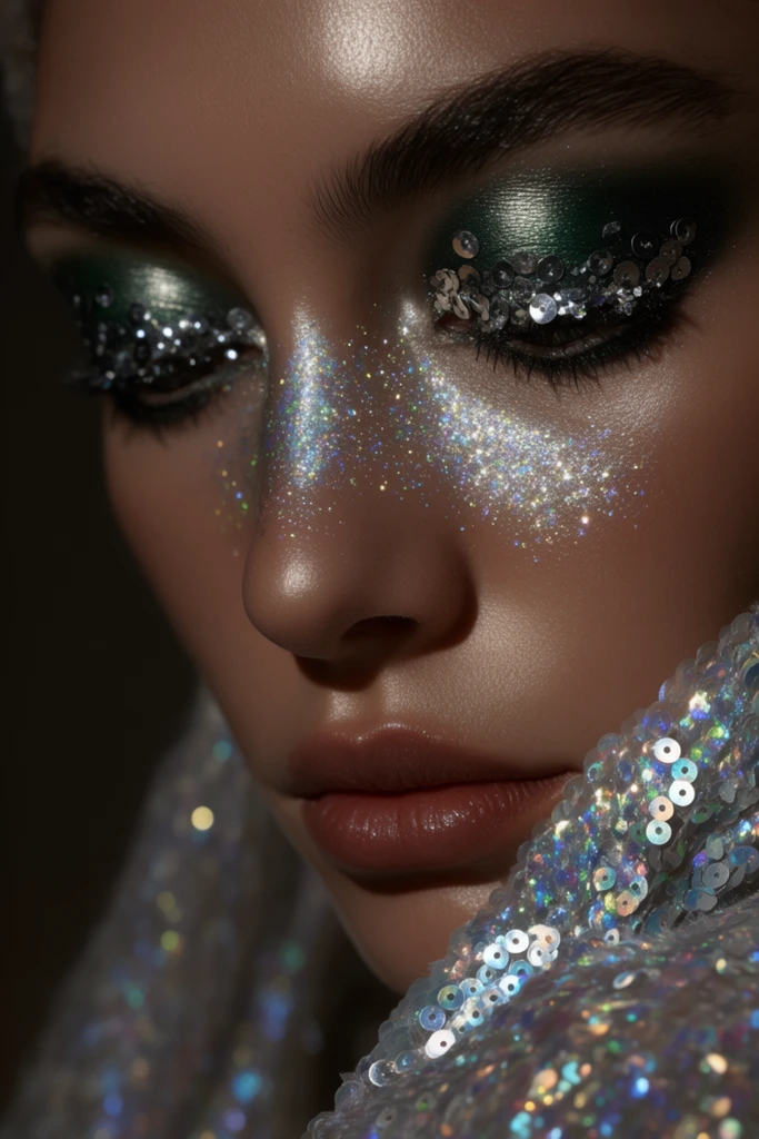 Prismatic Celestial Glamour style AI image example 2