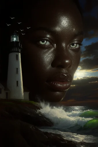 Visceral Chiaroscuro Portraits style reference image — low-key moody atmosphere