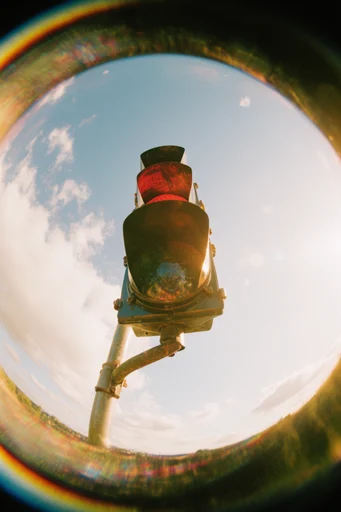 Saturated Spherical Nostalgia style reference image — spherical distortion