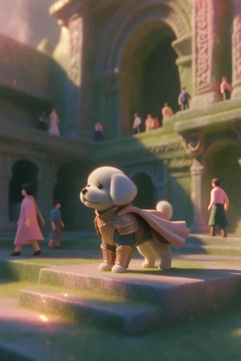 Whimsical Isometric Diorama style reference image — surreal toy-like aesthetic