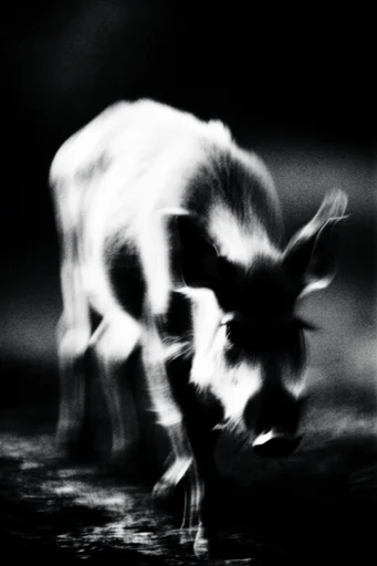 Spectral Kinetic Noir style reference image — long exposure photography