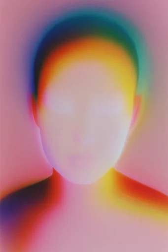 Luminous Chromatic Minimalism moodboard — generate AI images in this style
