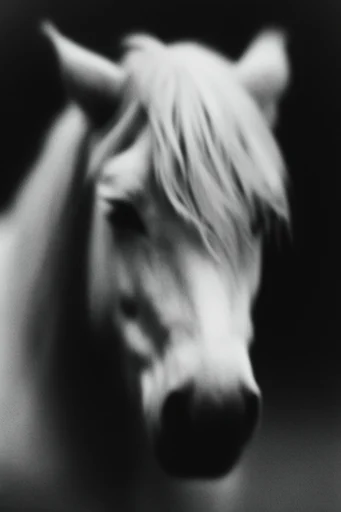 Spectral Monochrome Noir style reference image — extreme motion blur