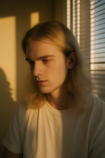 Amber Cinematic Shadowplay moodboard — generate AI images in this style