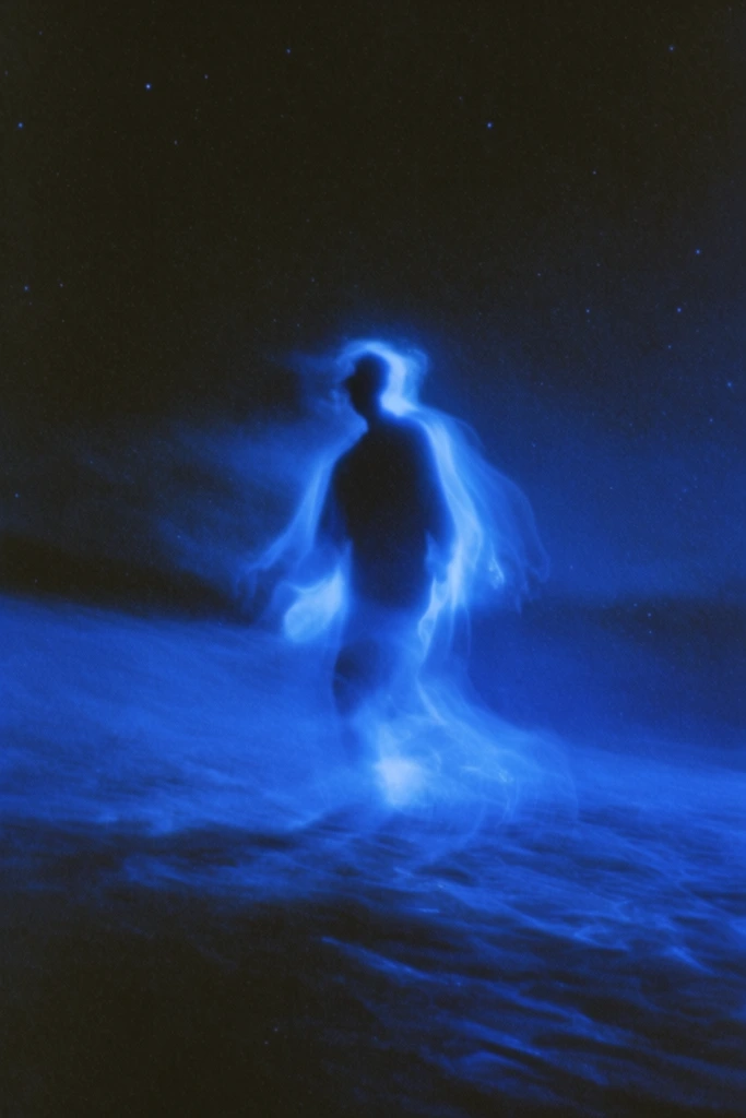 Spectral Neon Glitch style AI image example 2