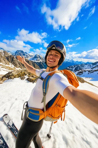 Sun-Soaked Fisheye Adventure style reference image — candid summer energy