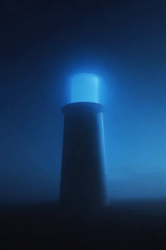 Luminous Monolithic Void style reference image — cinematic backlighting