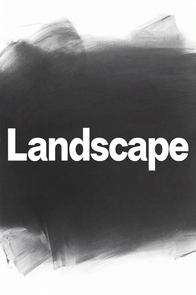 Monochrome Tactile Typography style AI image example 2