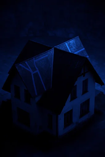 Cobalt Noir Minimalist style AI image example 4