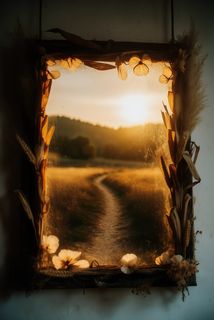Ethereal Amber Nostalgia style AI image example 2