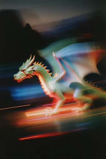 Spectral Kinetic Motion style reference image — kinetic motion blur