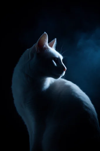 Cinematic Nocturnal Silhouette style reference image — dramatic shadows