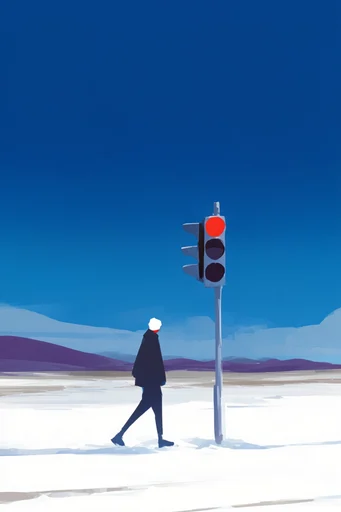 Graphic Melancholic Futurism style reference image — retro anime aesthetic