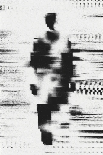 Corrupted Monochrome Brutalism moodboard — generate AI images in this style